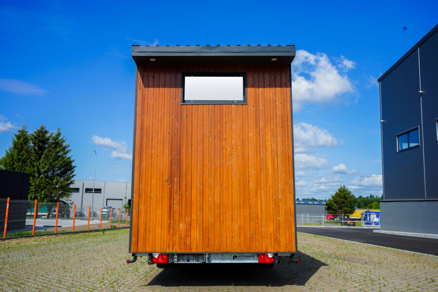 Tiny House Loft Mobilheim auf Rädern mit Trailer